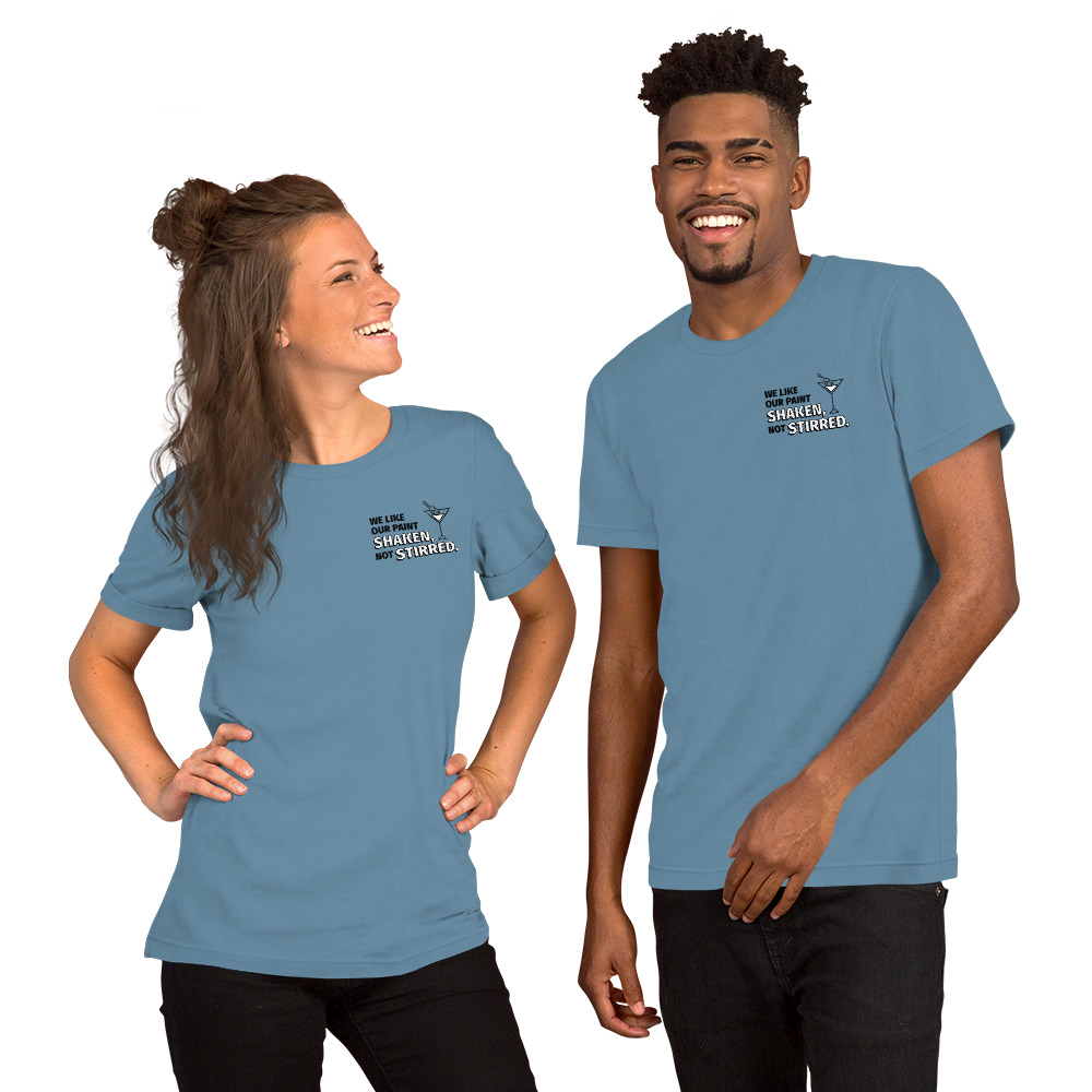 Custom Store Logo - Paint Shaken T-shirt